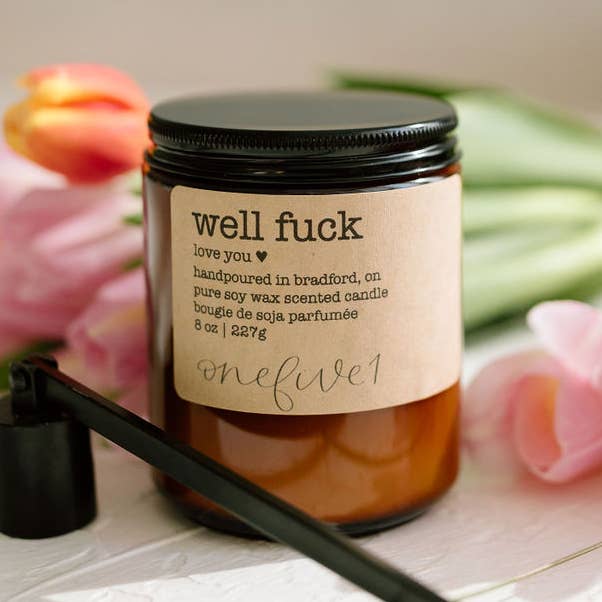 Bueno, carajo, vela de cera de soja, DILO CON UNA VELA DE REGALO para venta al por mayor de onefive1