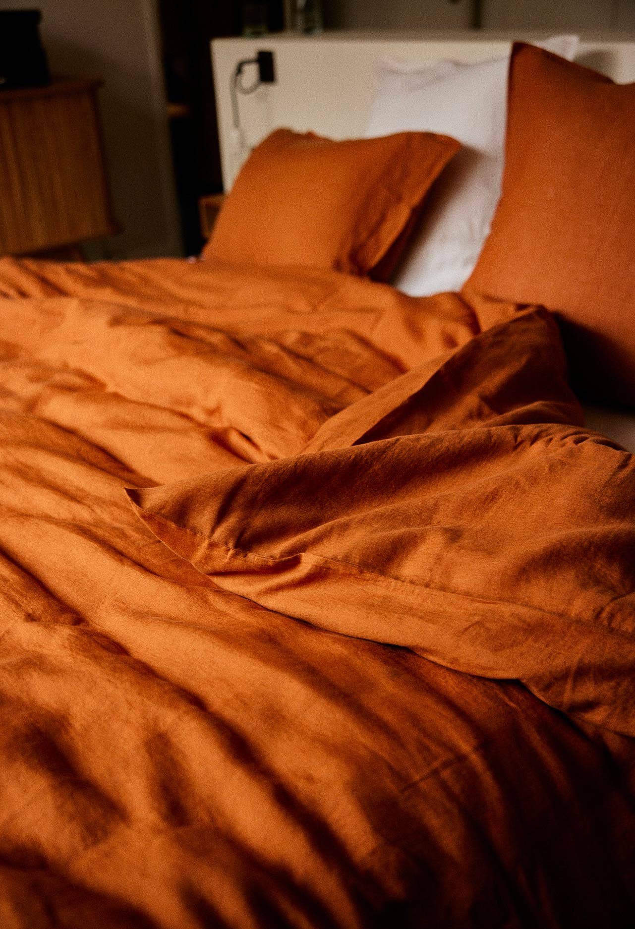 Gabrielle Paris - Wholesale Duvet Cover - Washed linen duvet cover Caramel0