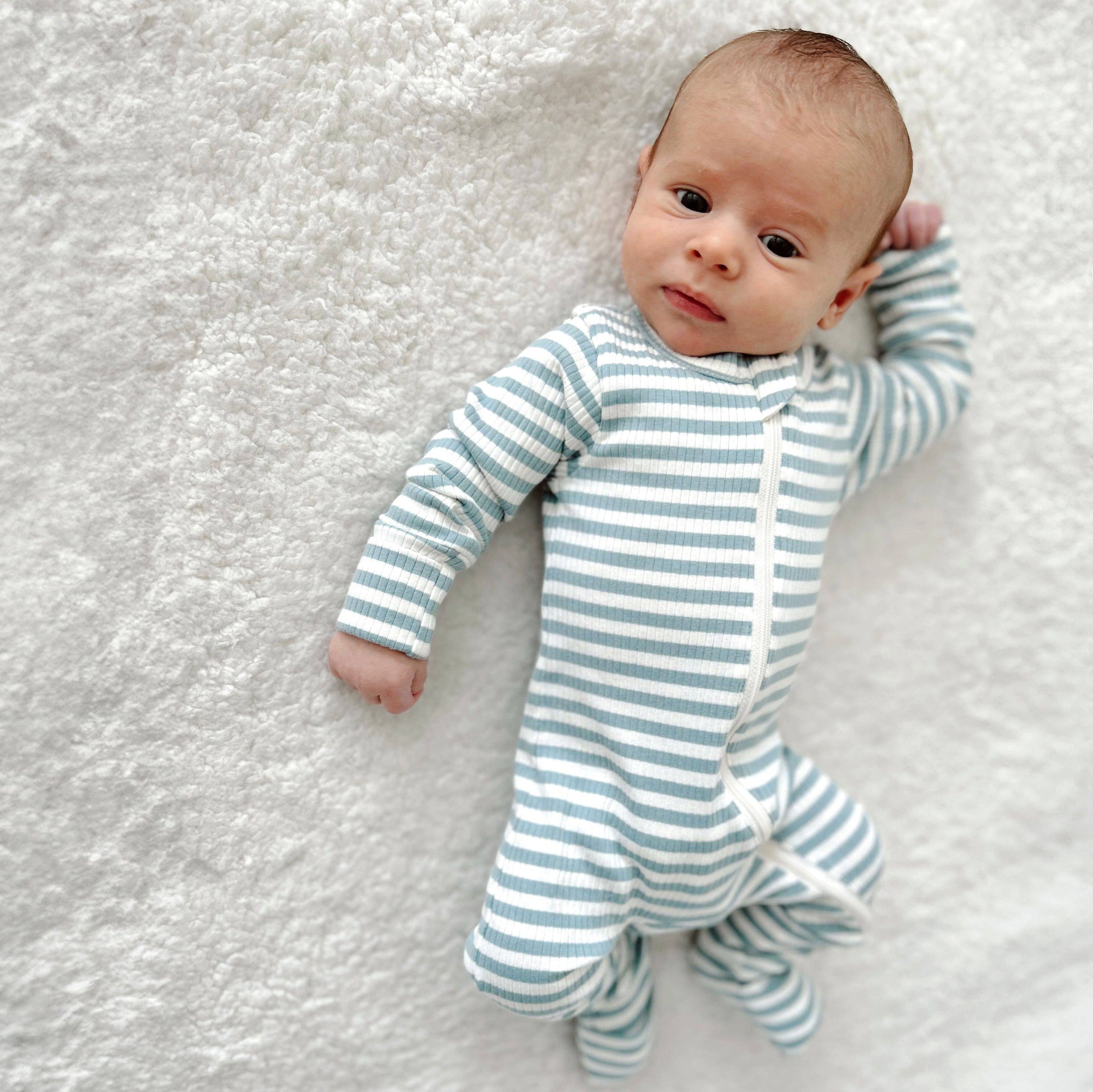 Baby Bamboo Pajamas w/ DreamCuffs™ – Dreamland Baby Canada