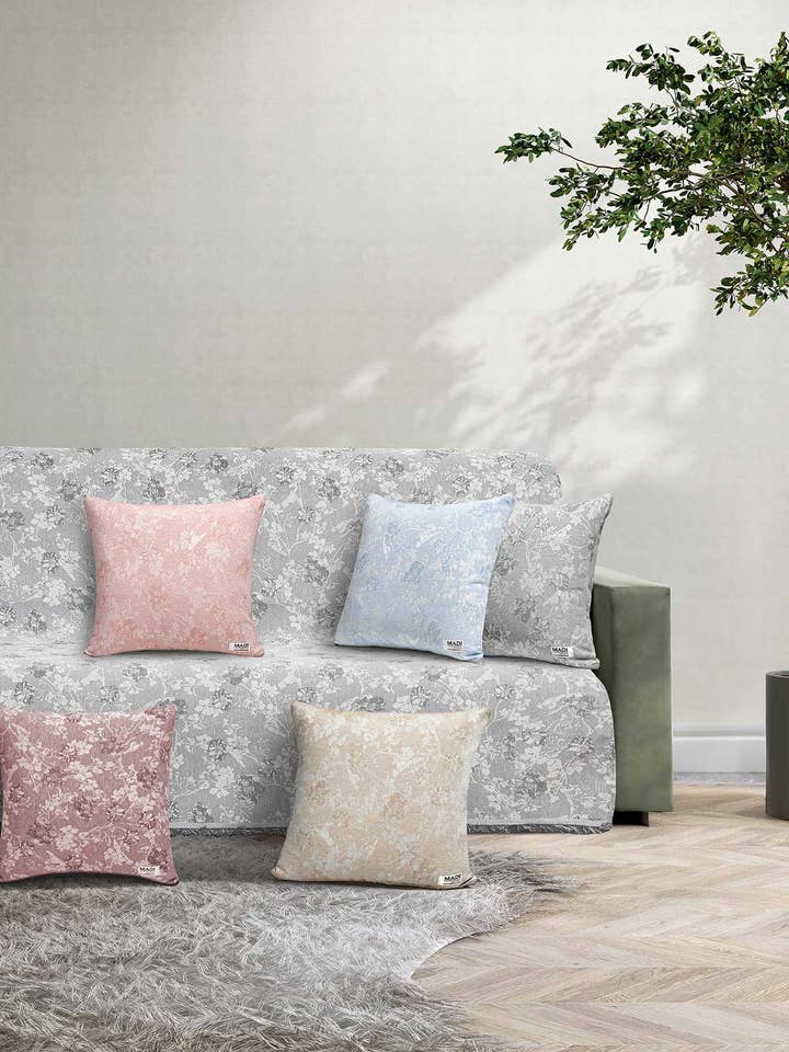 Sofa Throw Fern Grey for wholesale by MADI