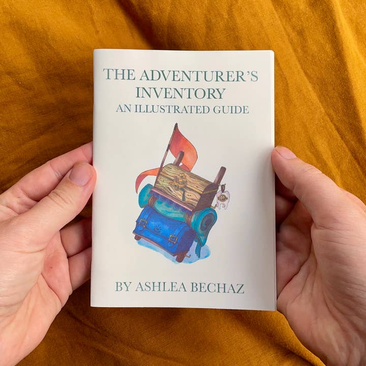 Zine - The Adventurer’s Inventory for wholesale by Ashlea Bechaz Illustration