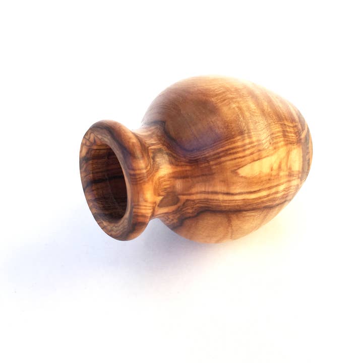 medina mood - Wholesale Kitchen Tool/Gadget - toothpick holder “vase” toothpick dispenser made of olive wood