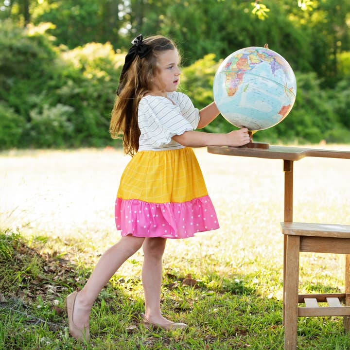 Sugar Bee Clothing - Vente Robe – enfant - Robe d'école pour filles - Robe Abby - Crayon1