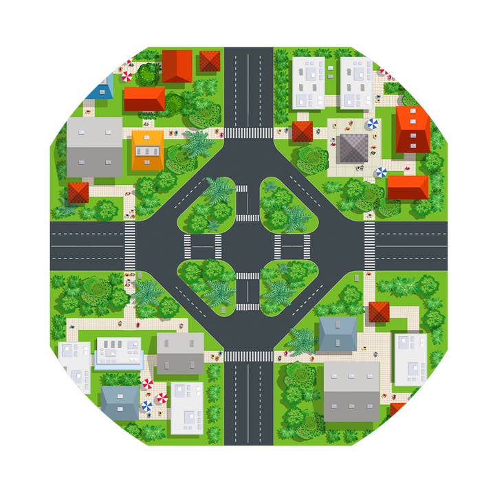 Roadway Vinyl Tuff Tray Play Mat for wholesale by MEKA