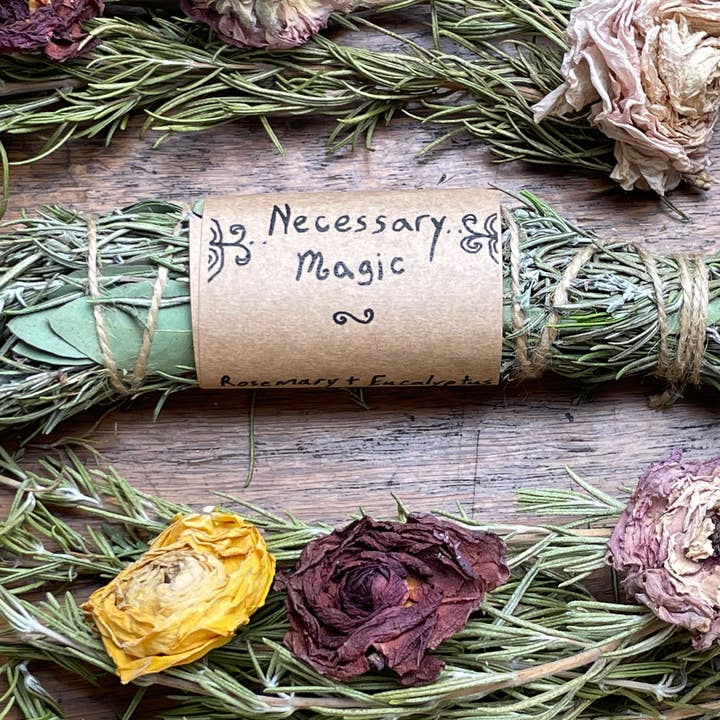 Eucalyptus and Rosemary Herb Bundles for wholesale by Necessary Magic