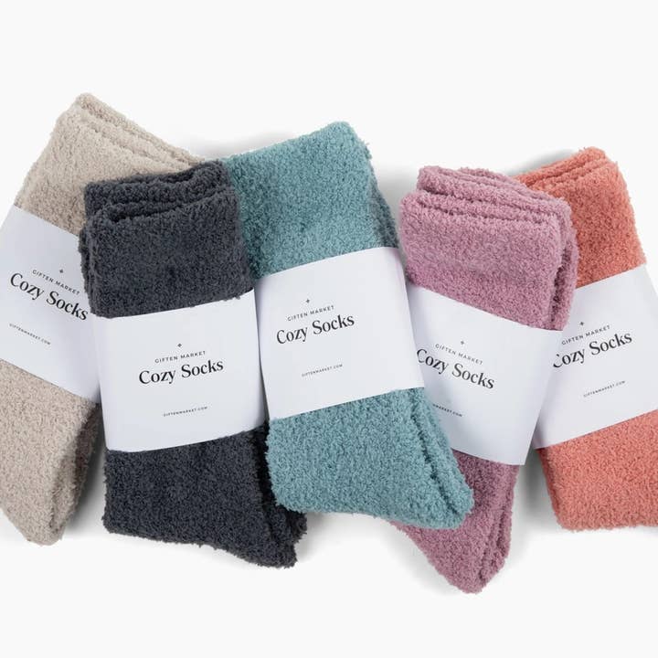 Giften Market - Wholesale Socks - Women's - Cozy Cloud Socks - Rosette Pink - Women's Socks - Gift Idea6