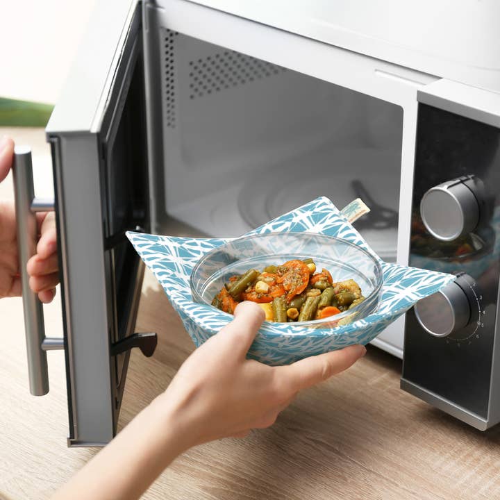 Shawn Sargent Designs - Vendita all'ingrosso Guanti da forno/Presine - Jax - Supporto per microonde, colore blu3