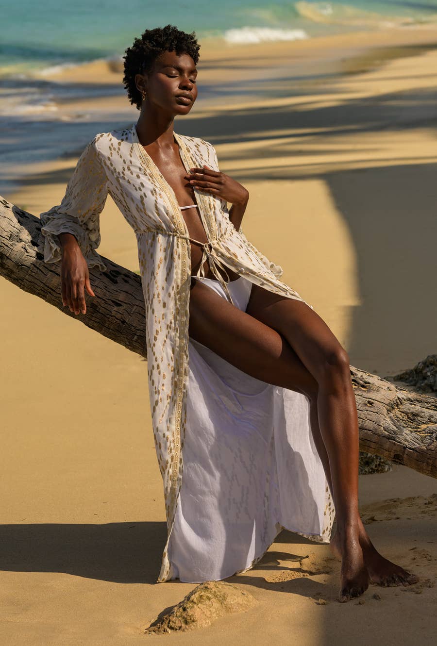 Sophia Alexia - Wholesale Kimono - Women's - Bora Bora Gold Glow Kimono2