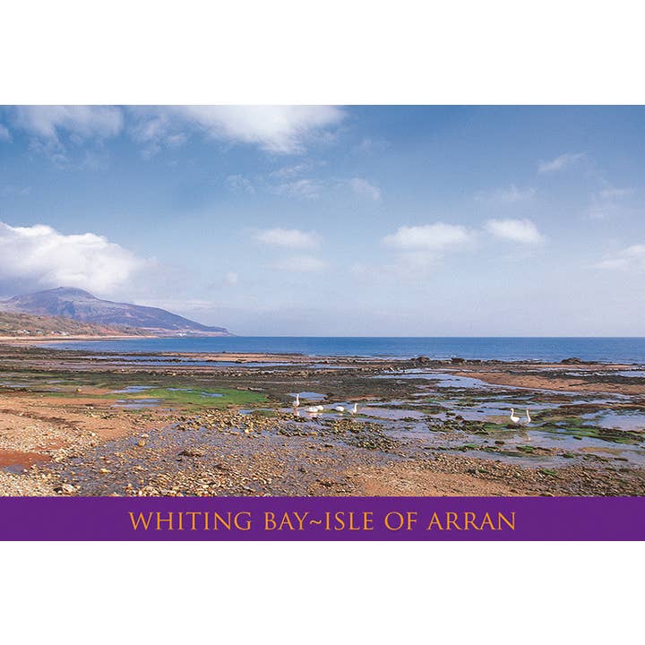 Kleine Postkarte Whiting Bay Isle of Arran für den Großhandel von Island Blue Publishing