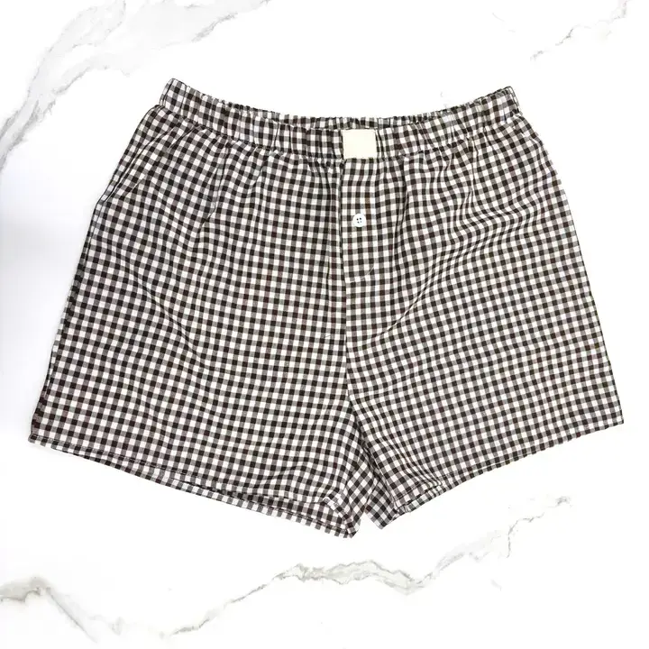 safistyle - Wholesale Shorts - Women's - Gingham High-Rise Shorts1
