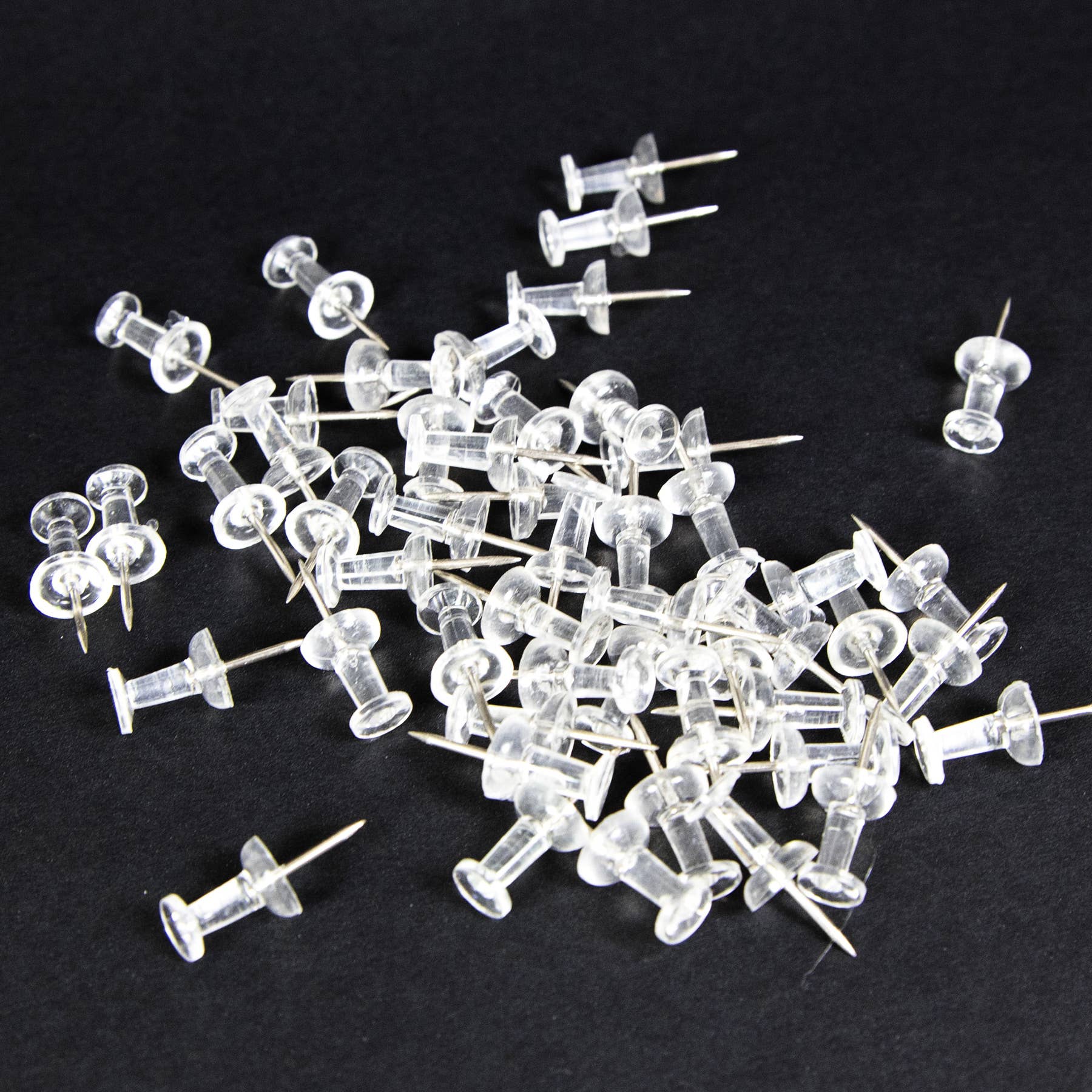 BAZIC Products - Wholesale Push Pin - Push Pins Clear Transparent (100/Pack)4