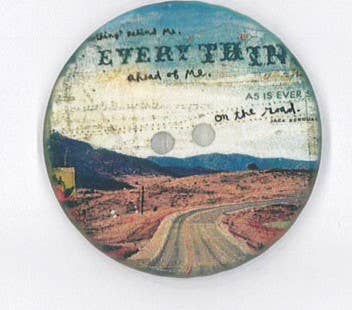 NEMARK – wholesale Sömnadsknappar/Snap – ROAD PRINT KNAPP 54L (34mm) 2 HÅL0