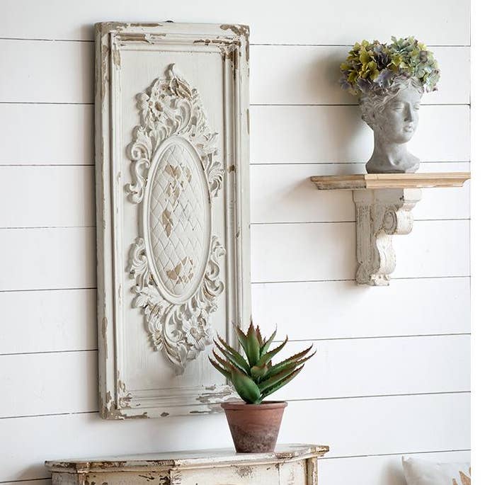 18x39.5" Large Rectangle Magnesia Wall Panel Art, Cream and other Purchase Wholesale tachos e panelas. Free Returns & Net 60 Terms on Faire trending on Faire.