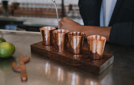 Sertodo Copper - Wholesale Shot Glass - Copper Flight Board3