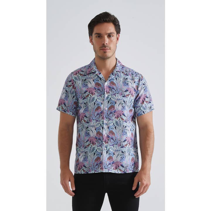 Chemisette à motifs en coupe droite pour la vente par Yves Enzo