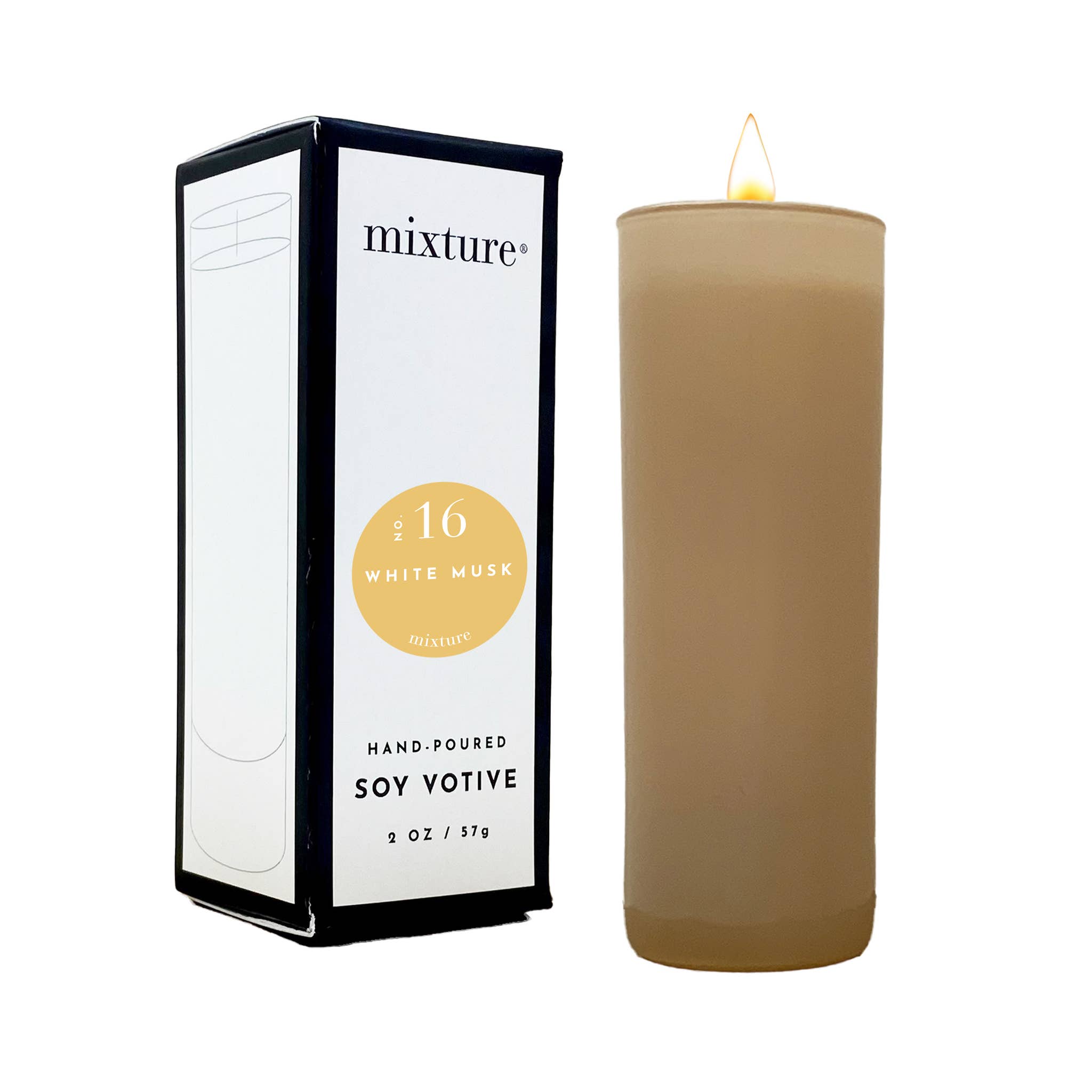 Mixture Home - Wholesale Votive Candle - 2 oz Mushroom Votive5