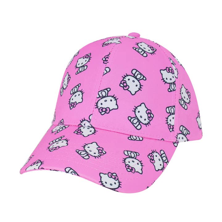 Sanrio Hello Kitty Allover Print Dad Cap – Pink for wholesale by Concept One