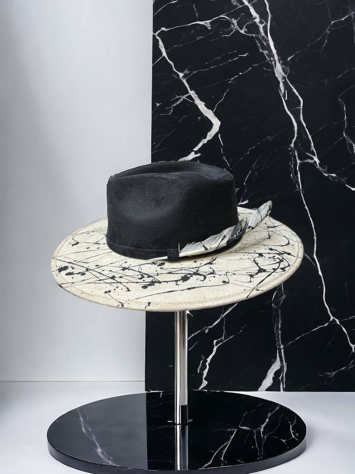 Cappello Flat Brim Paint Fleck per la vendita all'ingrosso da parte di Bella Soul