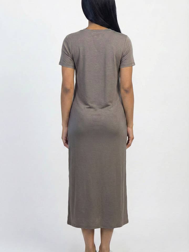 CAPELLA APPAREL - Wholesale Dress - Women's - Side Pocket Tee Dress35