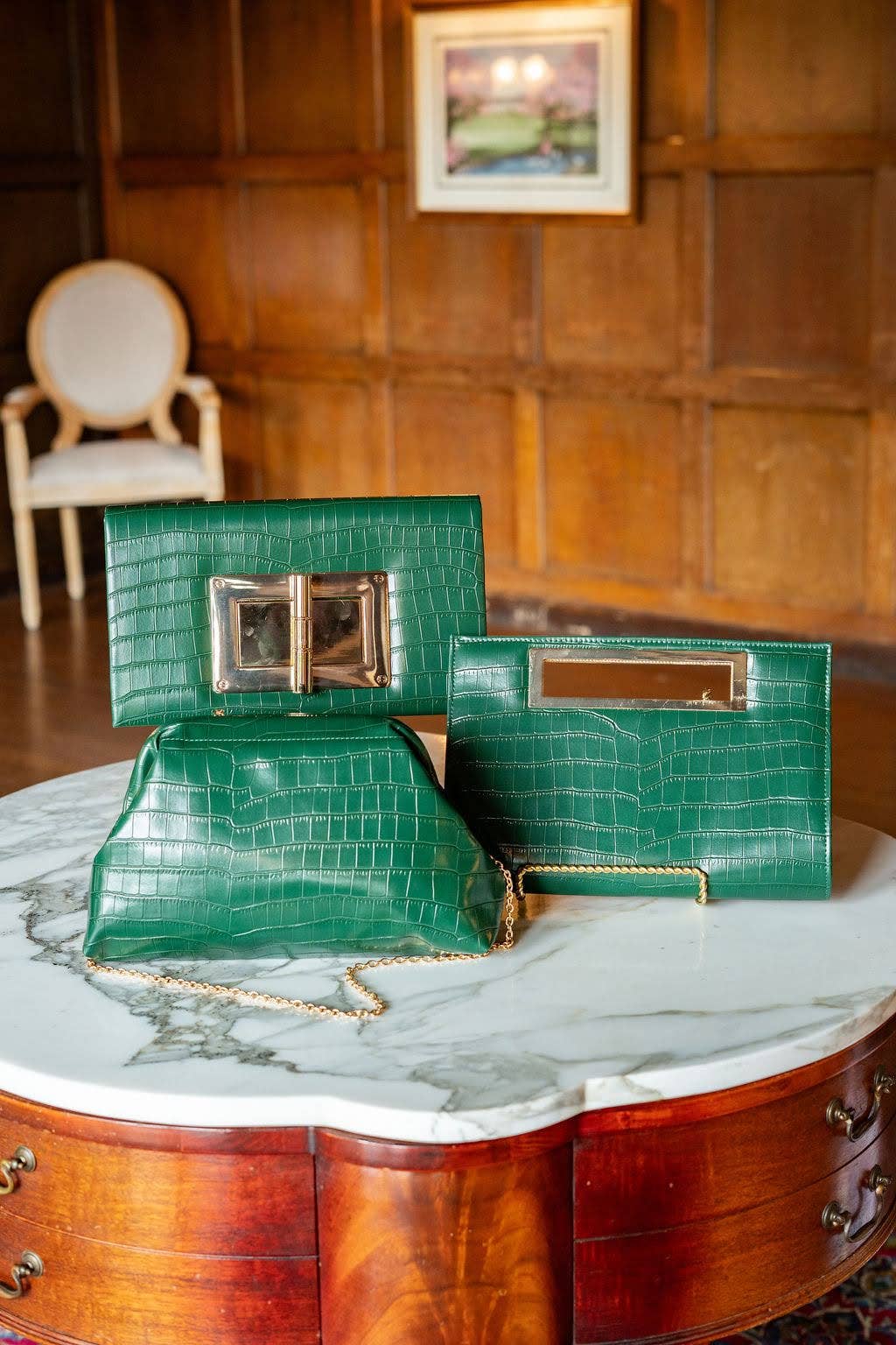 Lisi Lerch - Wholesale Clutch Bag - Women's - Lillian Croc Clutch - WS4