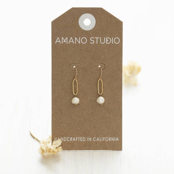 Amano Studio - Wholesale Dangle Earrings - Sweet Baby Jane Pearl Drops1