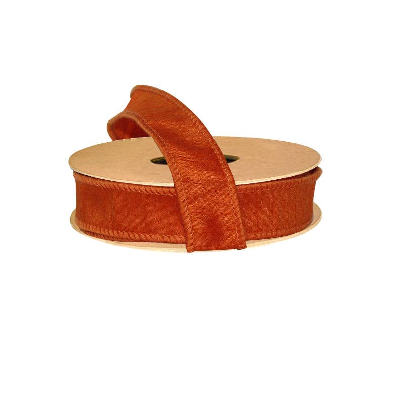 LA Ribbons Wholesale - Vente Ruban – emballage cadeau - Ruban Dupioni filaire de 1 po | 10 mètres | 22 couleurs disponibles28