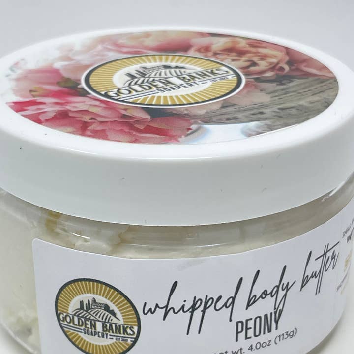 Whipped Shea Body Butter for wholesale by Golden Banks Soapery