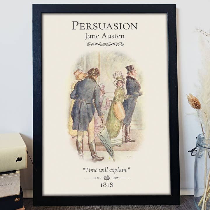 Persuasion, Jane Austen, Book Quote Art for wholesale by Beyond the Shelf