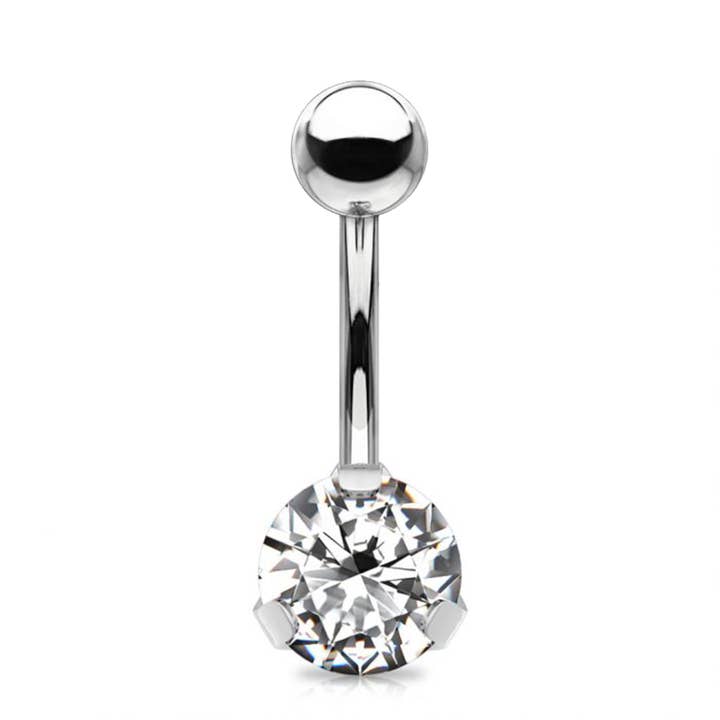 Awaken - Wholesale Belly Ring - Navel Piercing Banana Crystal - PD-065