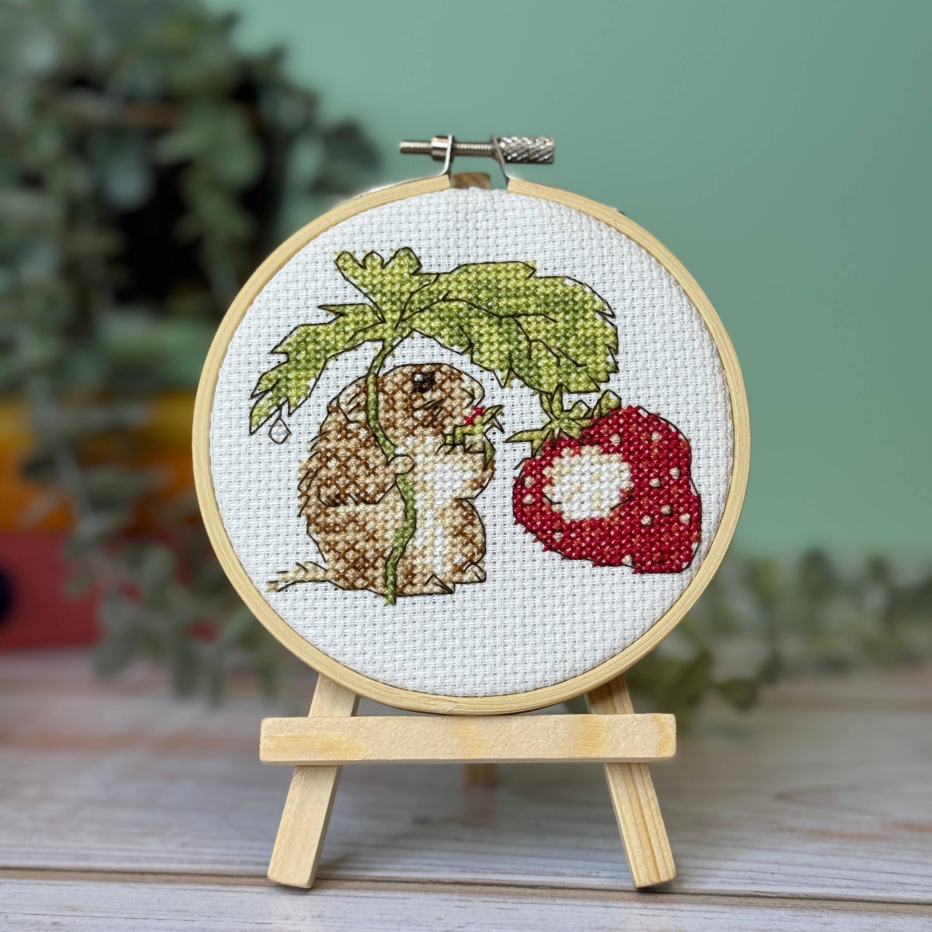 The Crafty Kit Company – Großhandel Kreuzstich-/Stickzubehör – Beatrix Potter - Timmy Willie Mini-Kreuzstichset