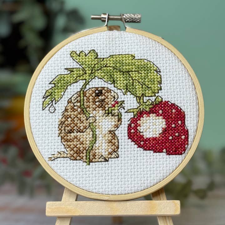 The Crafty Kit Company – Großhandel Kreuzstich-/Stickzubehör – Beatrix Potter - Timmy Willie Mini-Kreuzstichset0