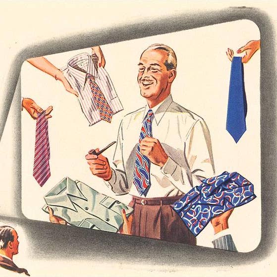 Art Print AM-660 Film about Haberdashery for wholesale by Found Image Press