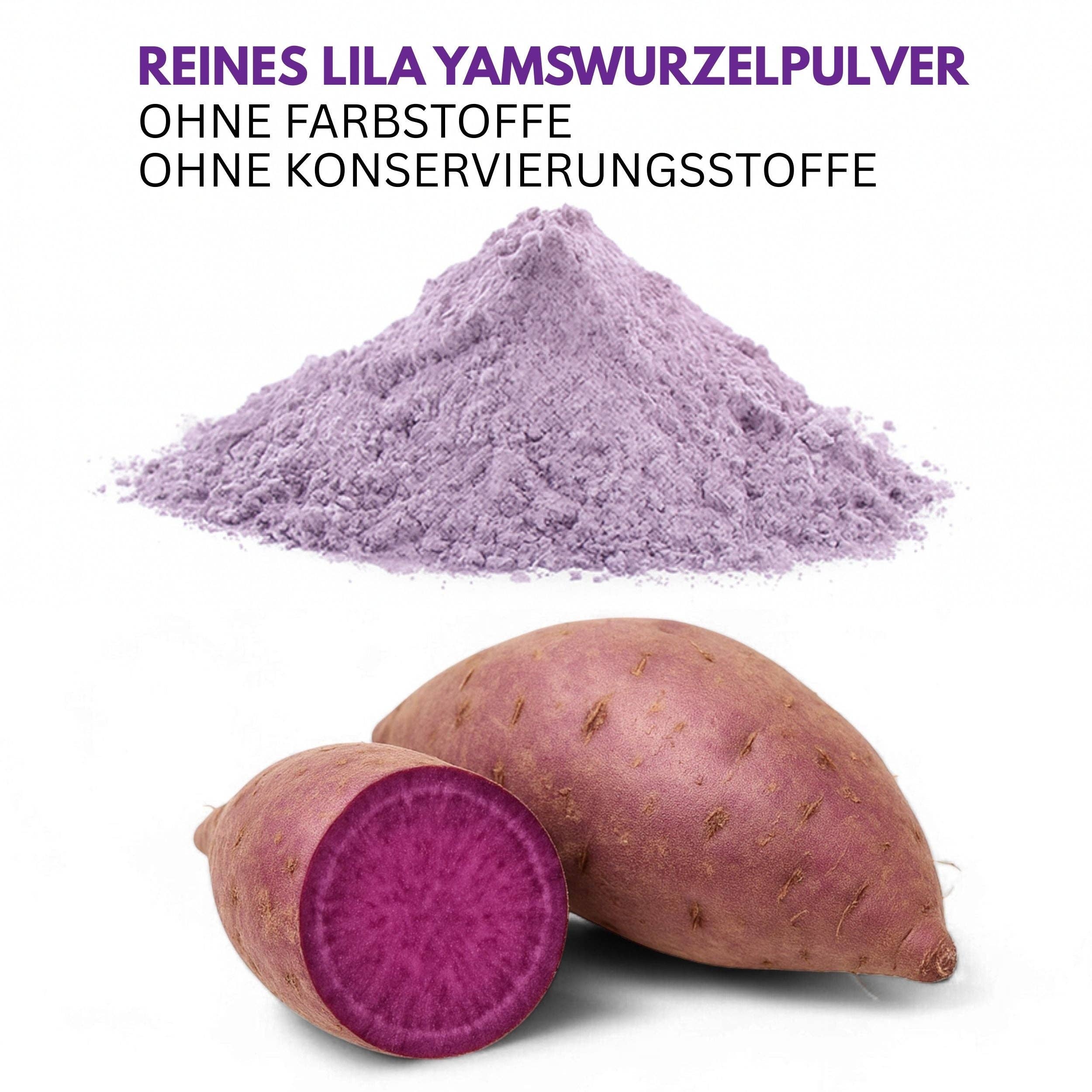 Biomatea - Wholesale Protein/Superfood Powder - Purple yam powder, Ube powder, violet yam Ube powder, natural, 100 g ground4