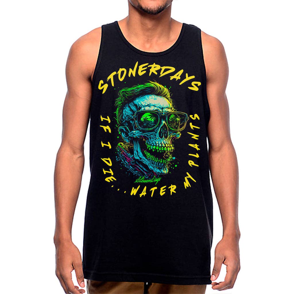 StonerDays Apparel - Vente Débardeur – homme - Réservoir Water My Plants4