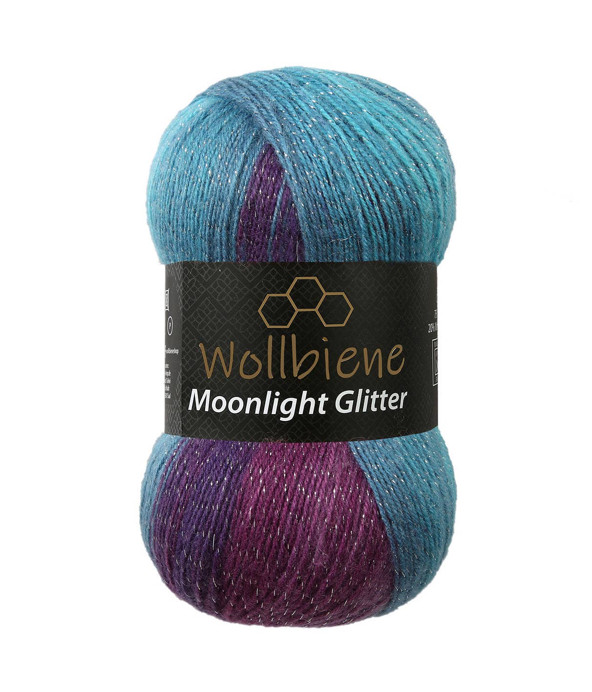 Wollbiene - Wholesale Yarn - woolen bee moonlight glitter batik crochet knitting wool12