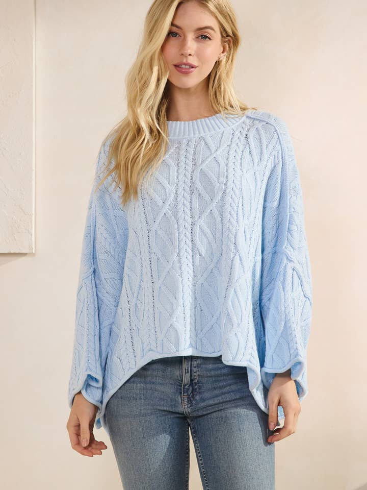 Tres Bien, Inc - Wholesale Knit Sweater - Women's - IT-10101- knitted sailors knot round neck sweater (SPRING) 64