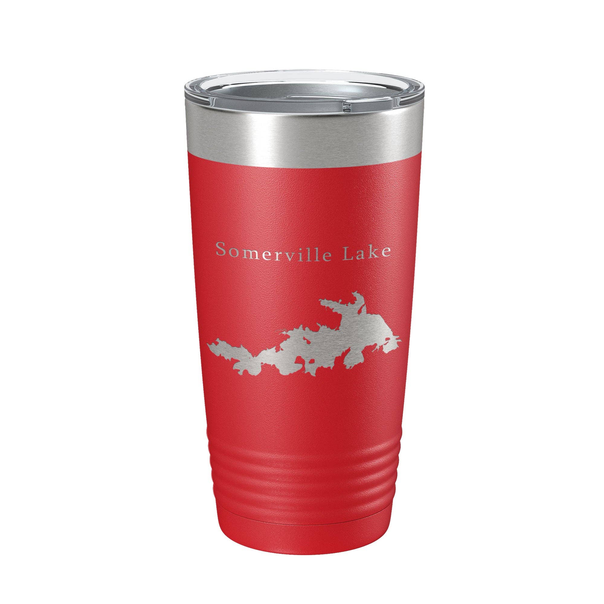 CarveBright - Wholesale Insulated Mug/Tumbler - Somerville Lake Map Tumbler Travel Mug Insulated Laser Engraved Coffee Cup Texas 20 oz6