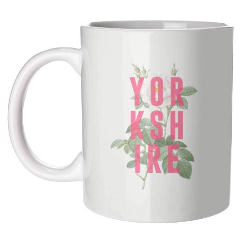 ART WOW - Wholesale Coffee Mug - Mugs 'Yorkshire White Rose'