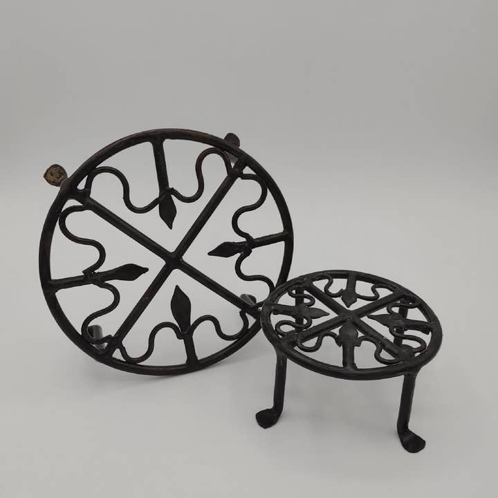 Asia West - Vendita all'ingrosso Portavasi - Supporti per piante rotondi in ferro battuto4