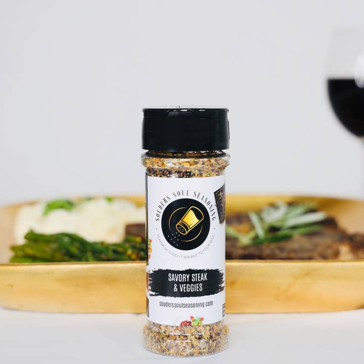 Souders Soul Seasoning - Wholesale Dried Spice Mix - Savory Steak & Veggies Seasoning1