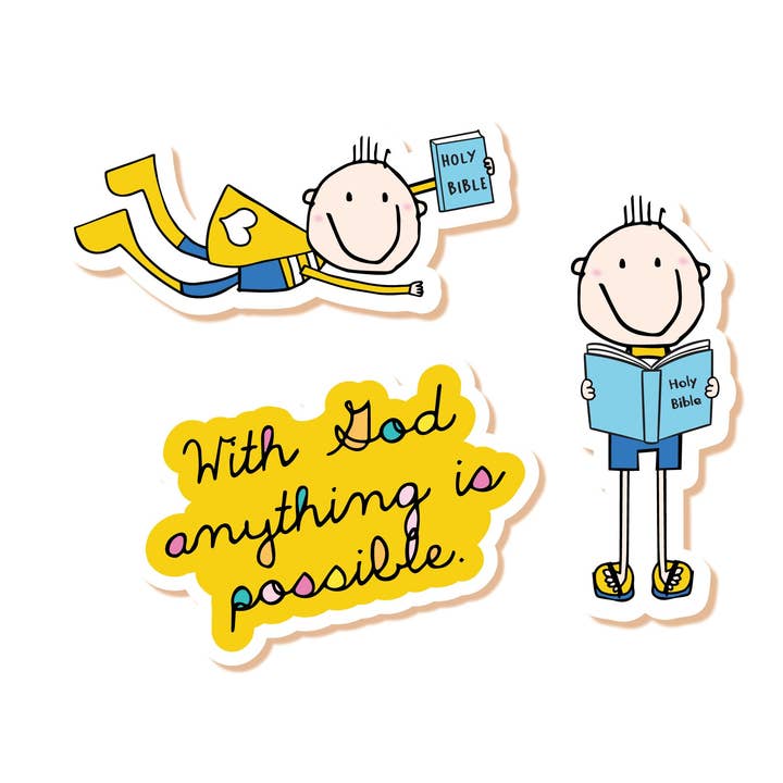 Lot de 3 autocollants Born to Soar pour la vente par Geeohdee