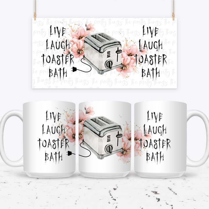 Live Laugh Toaster Bath for wholesale by The Pretty Things