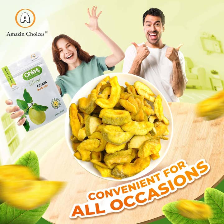 Amazin Choices - Vente Fruits secs/déshydratés - Goyave séchée 100g4