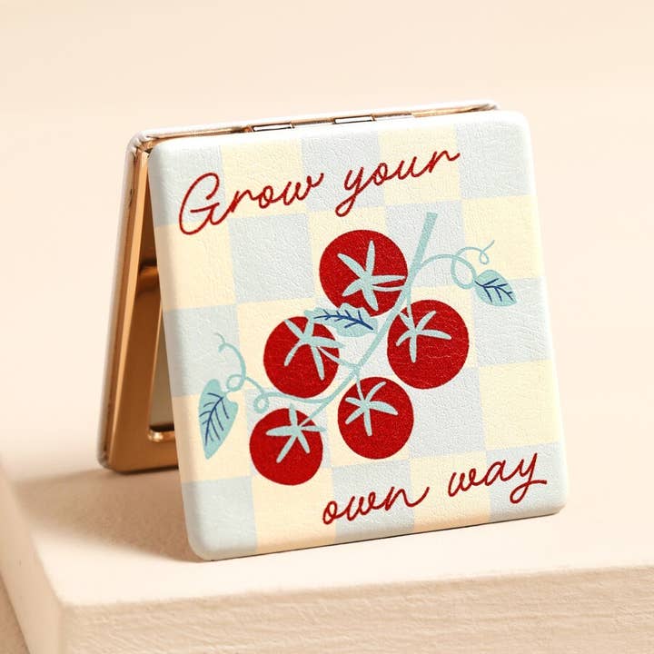 Tomatoes Compact Mirror for wholesale by Lisa Angel