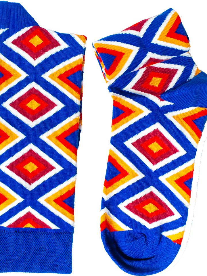 Hujambo Kitenge African Socks for wholesale by Afrisocks