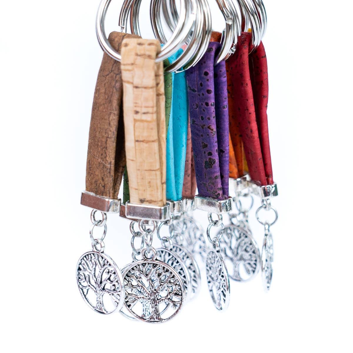 Meninas Bonitas Cork - Vente Porte-clés – femme - Porte-clés en liège fait main I-020-MIX-103