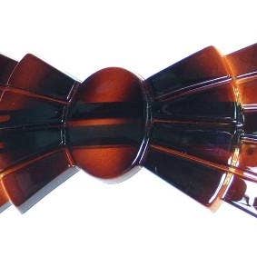 Barrette de concha de tortuga con arco con detalle de múltiples niveles 331 para venta al por mayor de CARAVAN J NAHON IMPORT