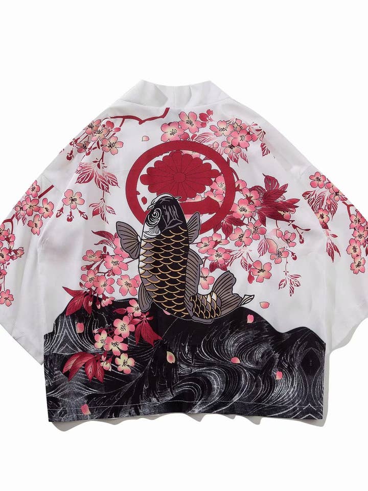 YC70018 Kimono Pesce nello Stagno per la vendita all'ingrosso da parte di niepce