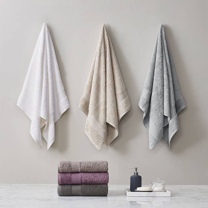 Olliix - Wholesale Towel Set - 100% Egyptian Cotton 6-Piece Towel Set, White3