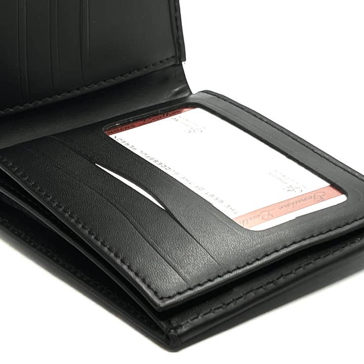 HAARLEM - Wholesale Wallet - Men's - HAARLEM Men LADER 28750 Leather Wallet Black6